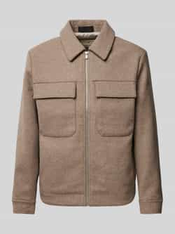 Jack & Jones Premium Regular fit overhemdjack met ritssluiting model 'BLURUSSEL'