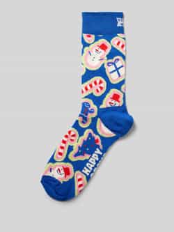 Happy Socks Sokken met labelstitching model 'Christmas Stuff'