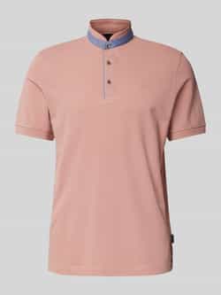 Bugatti Regular fit poloshirt met opstaande kraag