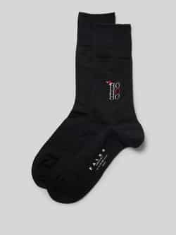 Falke Sokken met statementstitching model 'AIRPORT HO HO'
