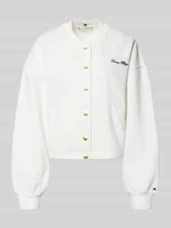 Tommy Hilfiger Relaxed fit sweatjack van katoenmix