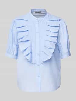 Essentiel Antwerp Regular fit blouse met opstaande kraag model 'Hamadeus'