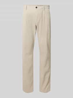 Marc O'Polo Tapered fit corduroy broek van puur katoen model 'OSBY PLEATS'