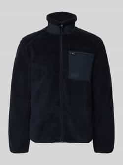Only & Sons Regular fit jack van imitatiebont met mesh model 'DALLAS'
