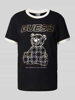 Guess Activewear T-shirt met label- en motiefprint