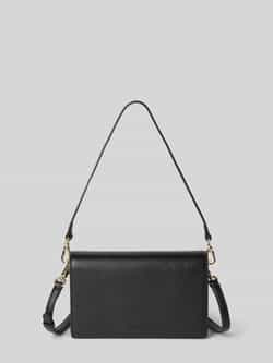 Seidenfelt Handtas met labeldetail model 'Birsta'