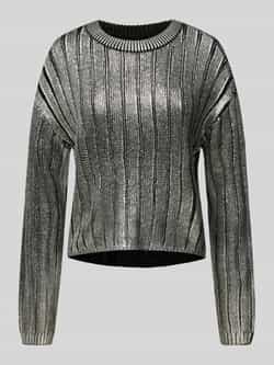 Only Comfort fit gebreide pullover in metallic look model 'Kama'