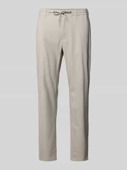 MCNEAL Tapered fit stoffen broek met Elastische band