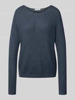 Christian Berg Woman Gebreide pullover met extra brede schouders