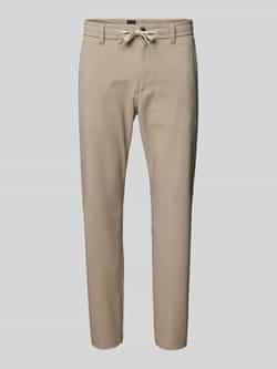 Boss Orange Tapered fit chino met structuurmotief