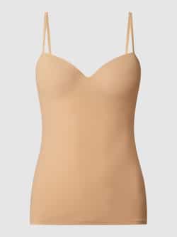 Hanro Onderhemd in 2-in-1-look model 'Allure' gewatteerd