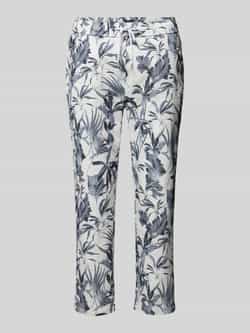 Toni Dress Slim fit stoffen broek in verkorte pasvorm model 'SUE'