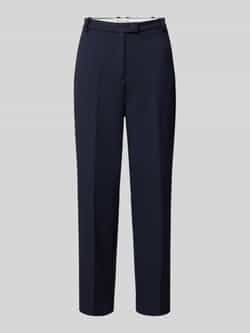 Tommy Hilfiger Geweven broek PUNTO SLIM STRAIGHT PANT met strijkvouwen metalen label