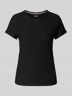 Boss T-shirt met structuurmotief model 'Eventsy'