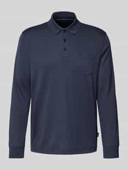 Bugatti Poloshirt met labelstitching