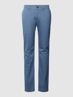 TOMMY HILFIGER Heren Broeken Chino Bleecker Printed Structure Blauw