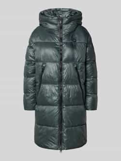 Blauer Usa Gewatteerde lange jas met tweewegsritssluiting model 'ARMORY'