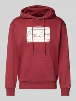 Tom Tailor Denim Regular fit hoodie van katoenmix