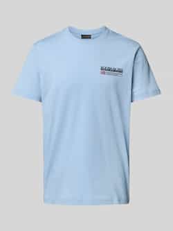 Napapijri T-shirt met labelprint model 'KASBA'