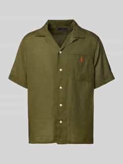 Polo Ralph Lauren Custom fit linnen overhemd met resortkraag