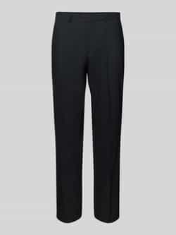 HUGO Slim fit pantalon met scheerwol model 'Hesten'