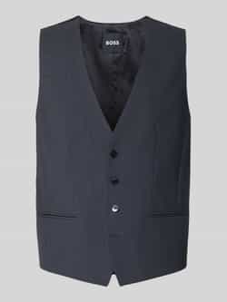 Boss Regular fit gilet van scheerwolmix