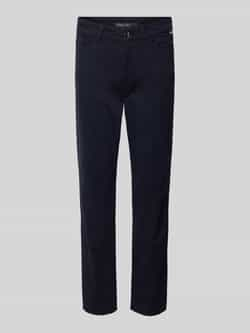 Marc Cain Slim fit broek in effen design model 'SILEA'