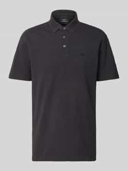 Armani Exchange Poloshirt met korte knoopsluiting