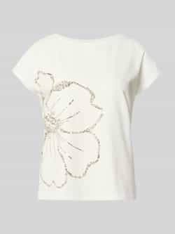 S.Oliver BLACK LABEL Regular fit T-shirt van katoenmix