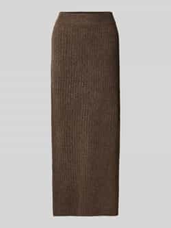 Pieces Smalle midirok met elastische band model 'TULLE'