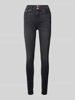 Tommy Jeans Skinny fit jeans met labelstitching model 'NORA'