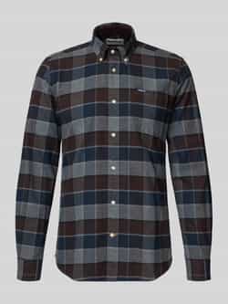 Barbour Tailored fit vrijetijdsoverhemd van puur katoen