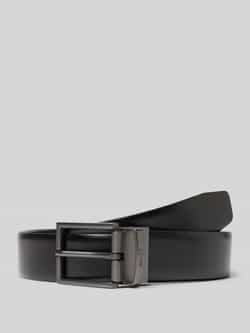 Boss Leren riem met gegraveerd label model 'Otano'