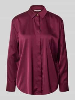 Christian Berg Woman Selection Regular fit blouse met blinde knoopsluiting