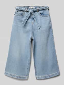 Levi s Kids Culotte met strikceintuur en labeldetail