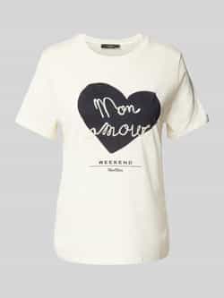 Weekend Max Mara T-shirt met motief- en labelprint model 'TEIERA'