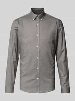 Lindbergh Slim fit vrijetijdsoverhemd met button-downkraag model 'Oxford'