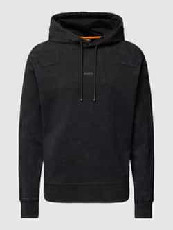 Boss Orange Hoodie met labeldetail