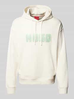HUGO Hoodie met labelprint model 'Diqerio'