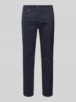 Boss Slim fit stoffen broek met stretch model 'Delaware'