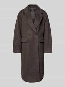 Vero Moda Regular fit lange jas met reverskraag model 'LELEA'