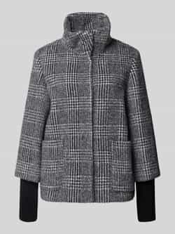 S.Oliver BLACK LABEL Regular fit jack met lange ribgebreide manchetten