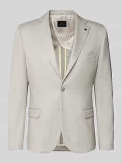 slim fit 2-knoops colbert met klepzakken model 'Nick'