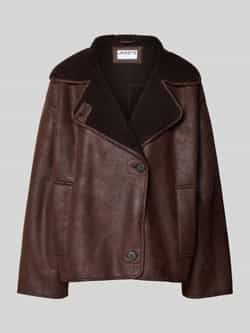 Jake*s Casual Relaxed Fit jas met teddyfleece
