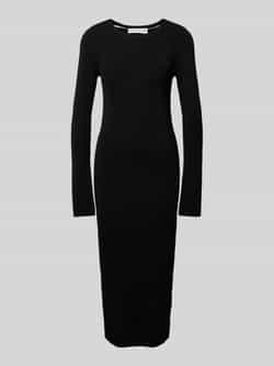 Selected Femme Midi-jurk in riblook model 'CARO'