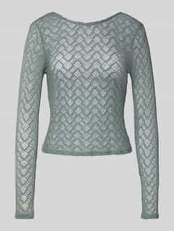 Only Slim fit shirt met lange mouwen van katoenmix model 'ANGILA'