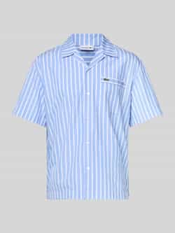 Lacoste Relaxed fit vrijetijdsoverhemd met resortkraag