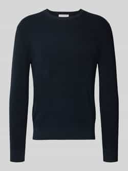 Tiger Of Sweden Regular fit gebreide pullover van een mix van wol en katoen model 'Connor'