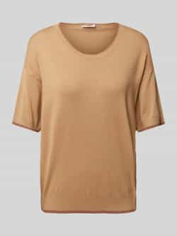 Liu Jo White Gebreide pullover met ronde hals