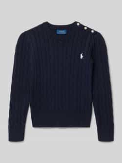 Polo Ralph Lauren Kids Gebreide pullover met labelstitching
